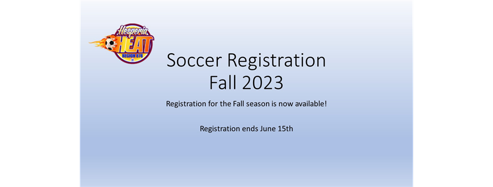 Fall 2023 Registration