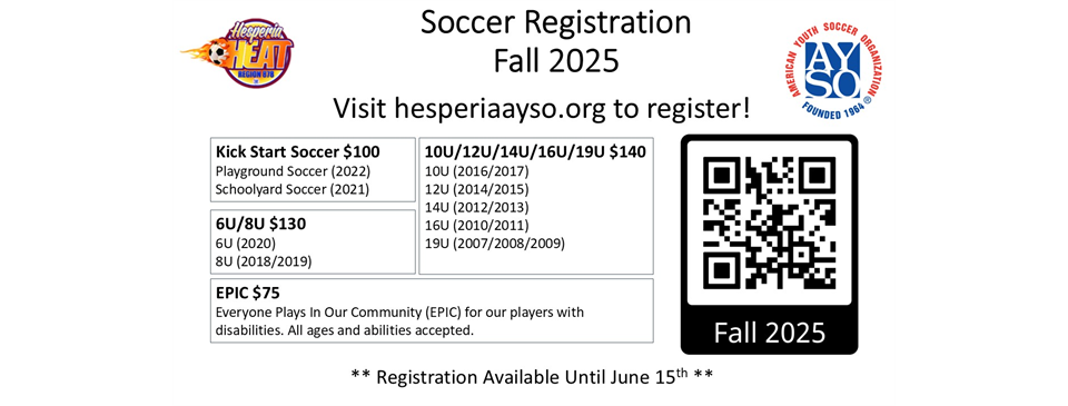 Fall 2025 Registration Available